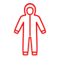 Een logo van een tyvek pak
